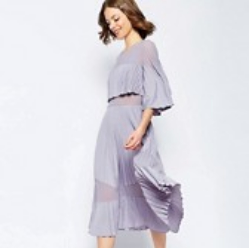 Sz 0 ASOS pleated dress STILL ON ASOS!
